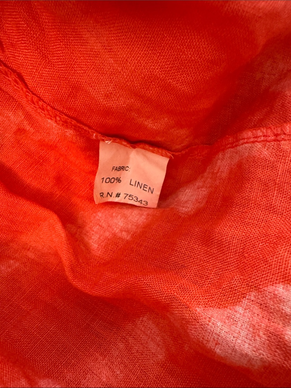 Bellambra Italian Linen Sundress with Shoulder Ties Pink Peach Sz L New - Picture 5 of 7